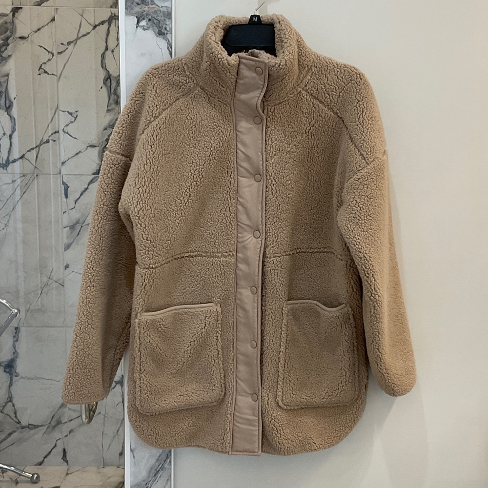 Zella Cozy Faux Shearling Jacket - M
